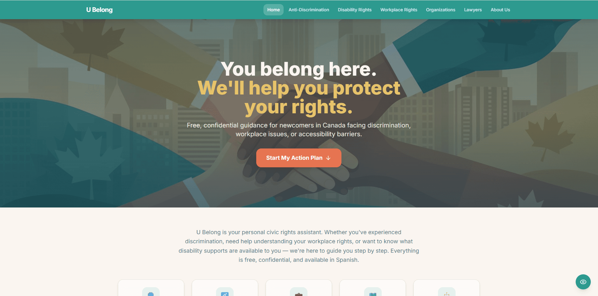 U Belong - Building Our Future in AI screenshot
